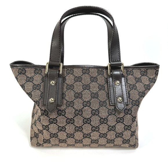 GUCCI Brown Leather Tote Bag - Picture 1 of 11